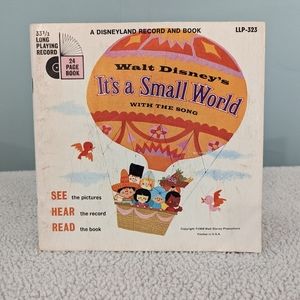 It's A Small World - Disney Vintage 33 1/3 Record & Story Book